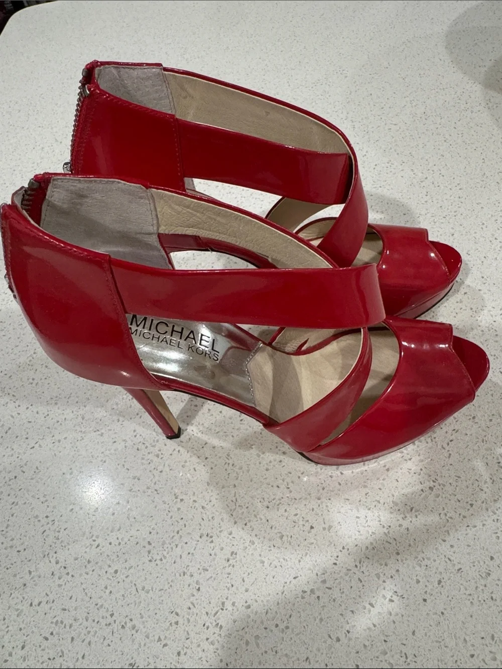 Michael Kors Ariel Platform Heels Size 6 EUC